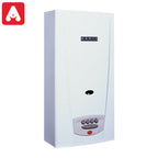 CALEFON ORBIS 315 BBO BCO GN 14 LTS. BOTONERA C/ENCENDIDO C/SENSOR HUMO