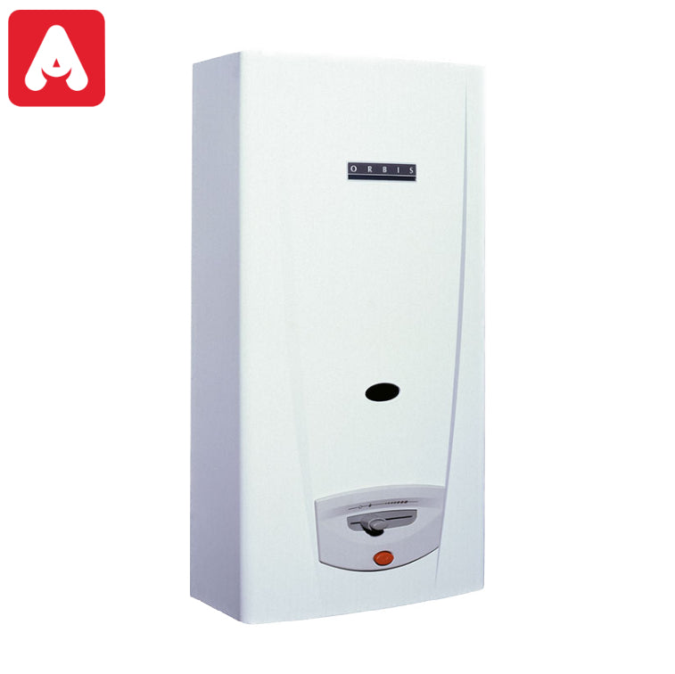 CALEFON ORBIS 315 BHO BCO GAS NATURAL 14 LTS. A CORREDERA - 3156
