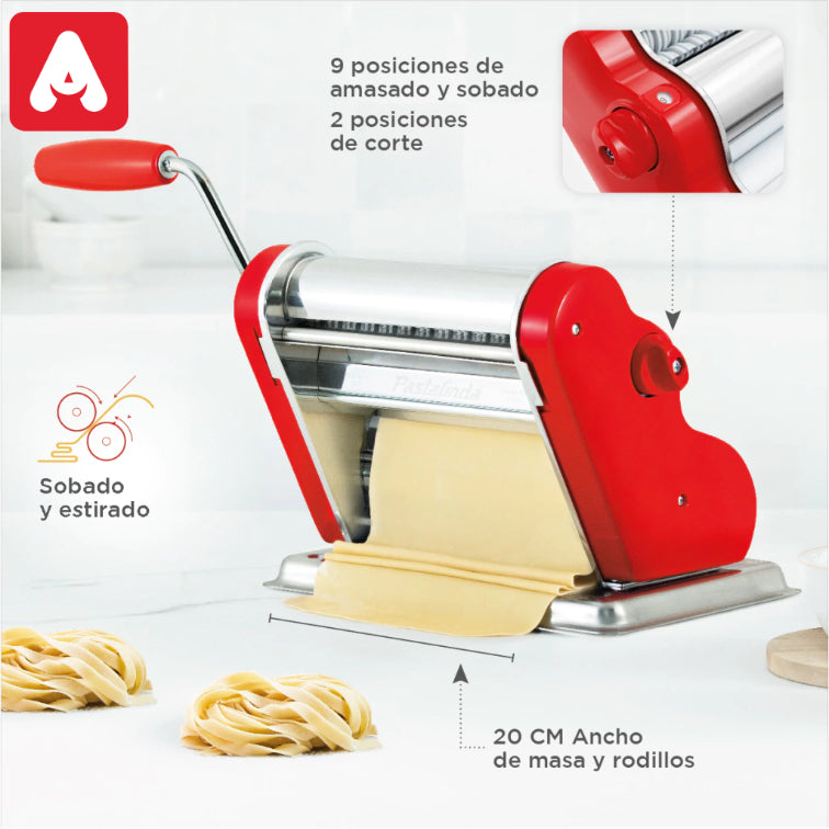 FABRICA DE PASTAS PASTALINDA CLASICA 200 ROJA - 4600713
