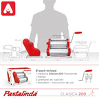 FABRICA DE PASTAS PASTALINDA CLASICA 200 ROJA - 4600713