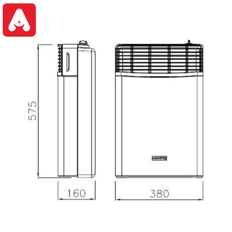CALEFACTOR LONGVIE EBA 3S MULTIGAS 3000 CH TIRO BALANCEADO L/RECTA - 4601282