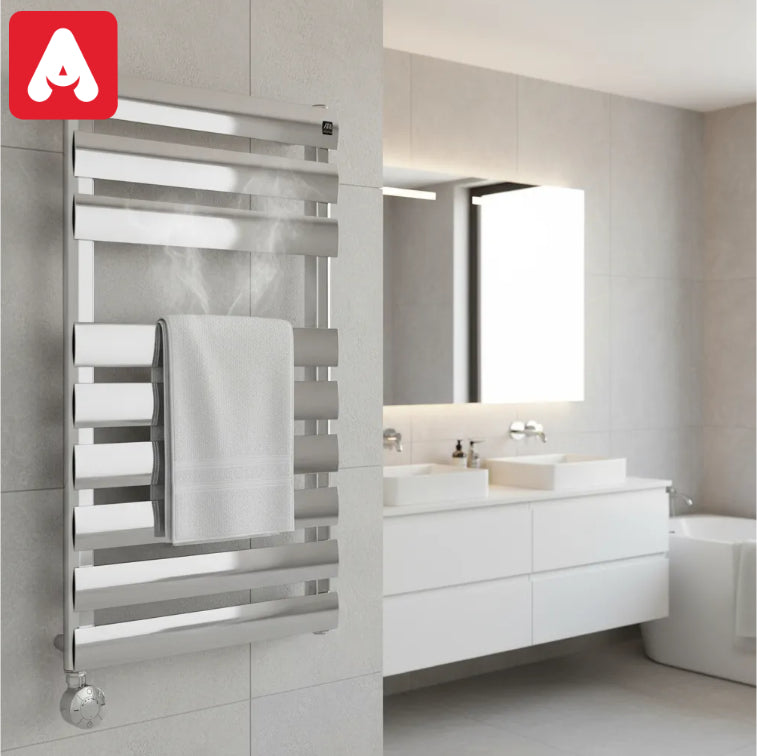 TOALLERO RADIARTE FIRENZE 80 LUX ALUM.C/KIT BUJES INCL.
