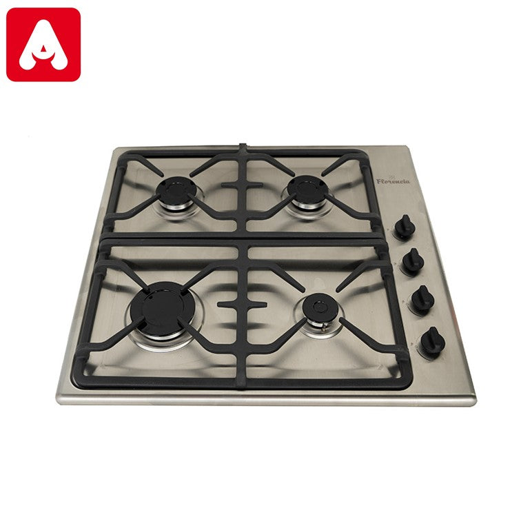 ANAFE FLORENCIA 6748I ACERO INOX. 4 H. R.FUNDICION