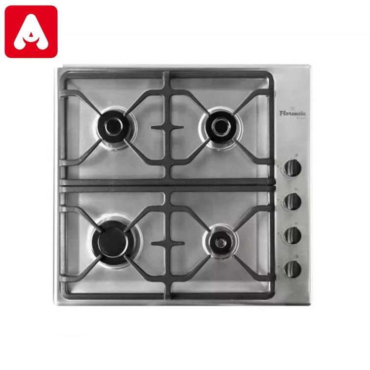 ANAFE FLORENCIA 6748I ACERO INOX. 4 H. R.FUNDICION
