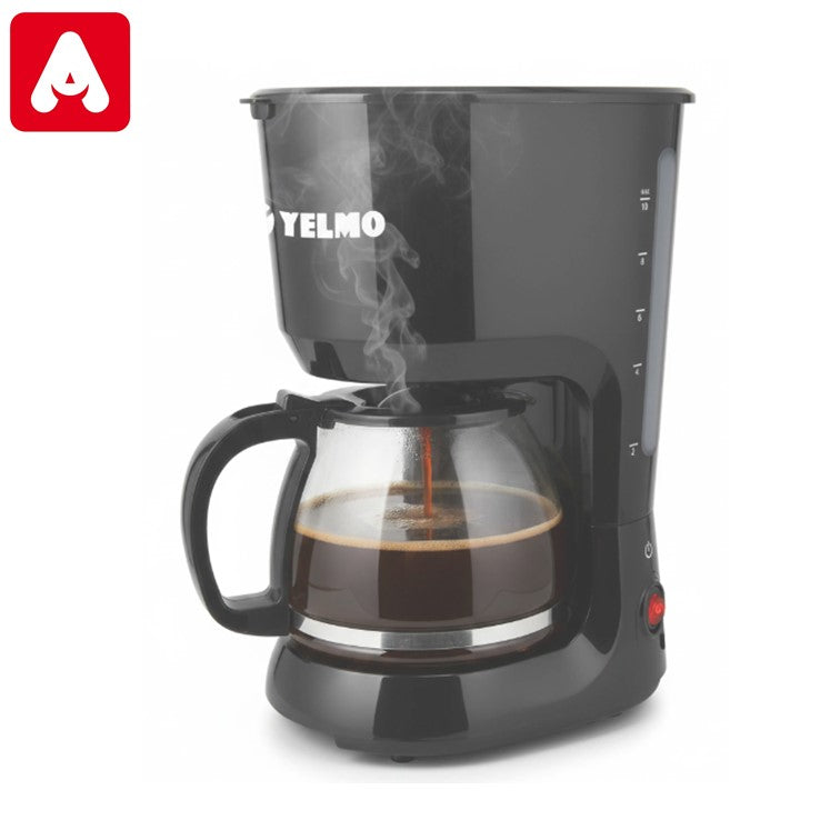 CAFETERA YELMO CA7108 NEGRA 800 W. 12 POCILLOS