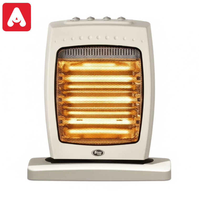 ESTUFA HALOGENA STAR TRAK STH125-07 1200W 3 VELAS GIRATORIA