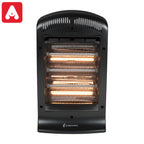 ESTUFA A CUARZO CRIVEL Q3 E16 TURBO 1400W.FIJA NEGRA
