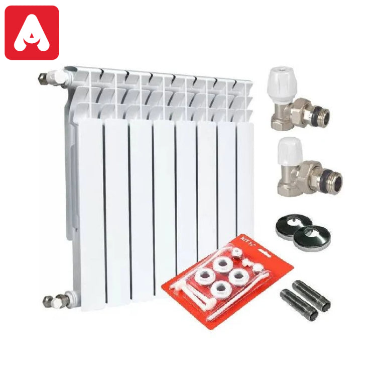 RADIADOR EUTERMA MOSCU 500 X 09 ELEMENTOS ALUMINIO