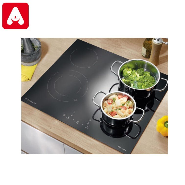 ANAFE ELECTRICO ORMAY VITRO COOK 4 HORN.VITROC.