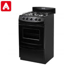COCINA ESCORIAL CANDOR NEGRA GN 4 HOR. VISOR Y PARRILLA