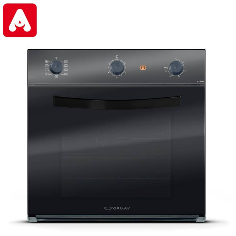HORNO ORMAY HE60A0 ELECTRICO NEGRO M/NEGRA SIN SPIEDO C/CONVECCION