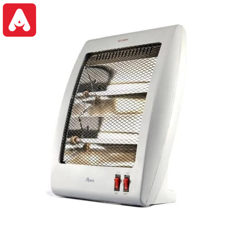 ESTUFA A CUARZO ALPACA RH4 2 VELAS 800W.