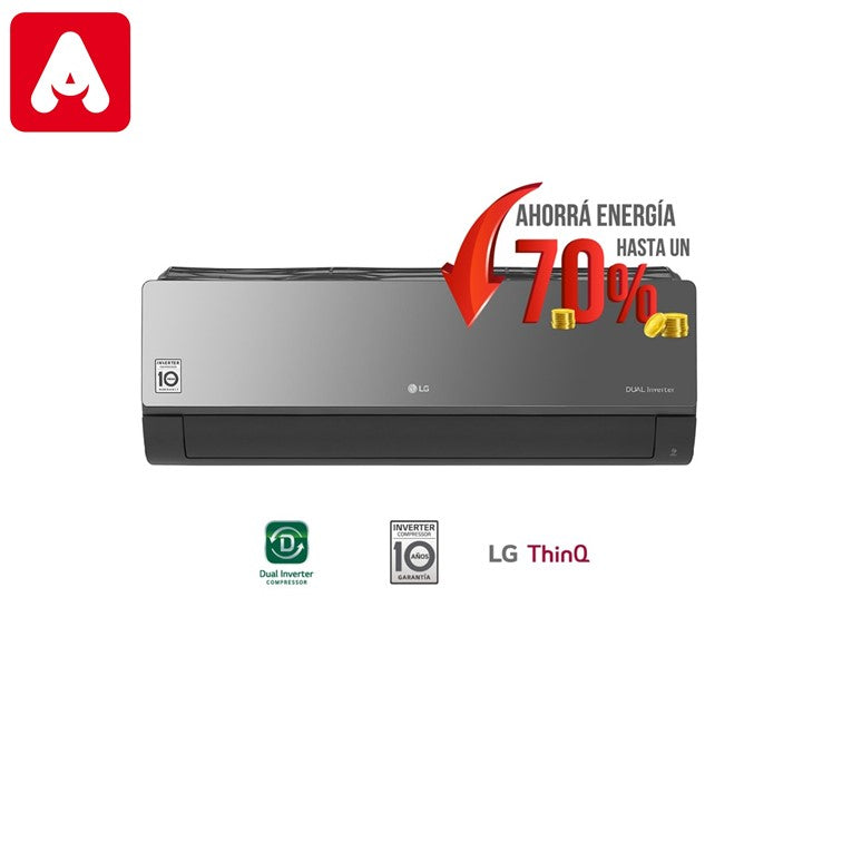 A.SPLIT INVERTER LG 5200W. F/CALOR S4-W18KLRPA ART COOL DUAL INVERTER