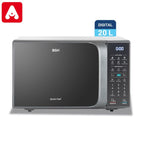 MICROONDAS BGH B120DS 20 LTS. DIGITAL SILVER