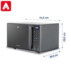 MICROONDAS BGH B120DS 20 LTS. DIGITAL SILVER