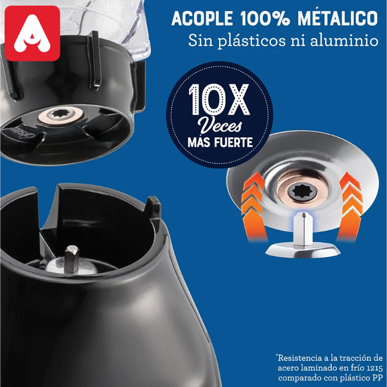 LICUADORA OSTER BLSTKAPBRD NEGRA 1.25LTS.12 VEL. 550W. V/PLASTICO - 4605622