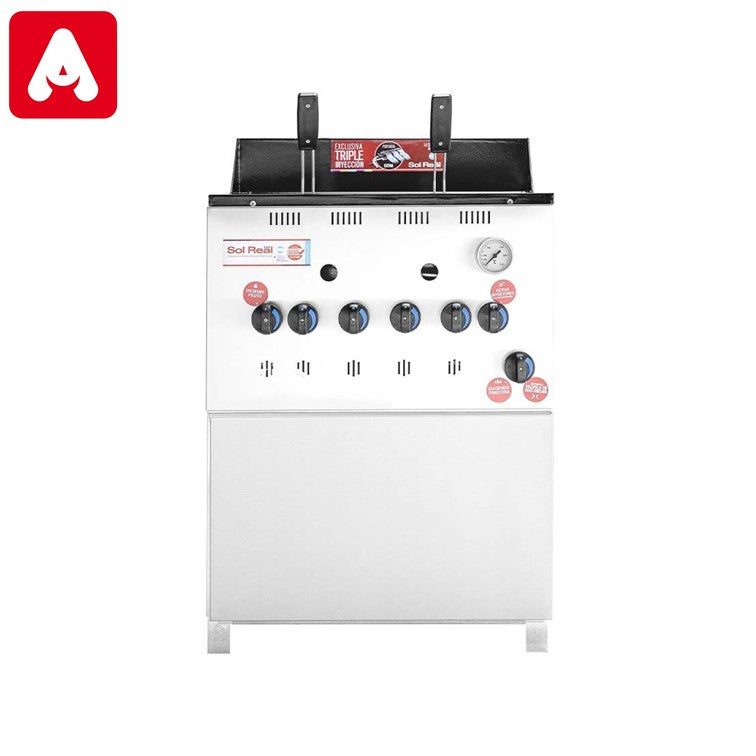 FREIDORA A GAS SOL REAL 045 GEV 33LTS 2CANASTOS