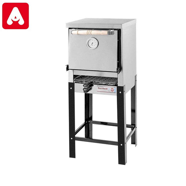 HORNO MULTIPLE SOL REAL 002 GNV CIEGO 4 MOLDES ACERO C/CARLITERA