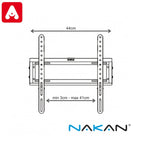 SOPORTE NAKAN SPL 495I 32 A 60` FIJO C/INCLINAC. REFORZADO