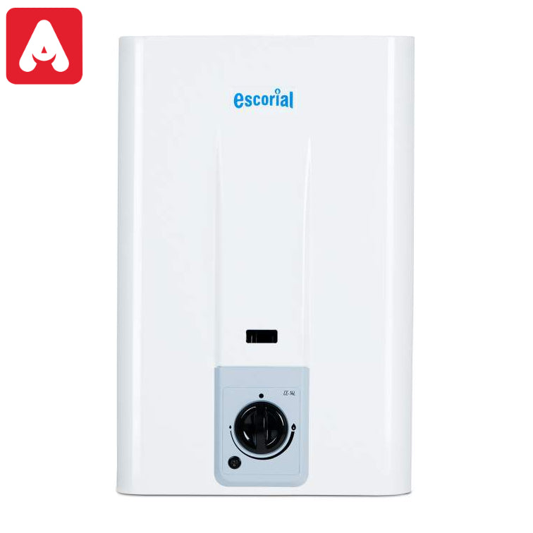 CALEFON ESCORIAL CE14L BLANCO GAS ENVASADO SIN LLAMA PILOTO - 4606399