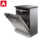 LAVAVAJILLAS MIDEA DE-214XAR1 ACERO 14 CUB.