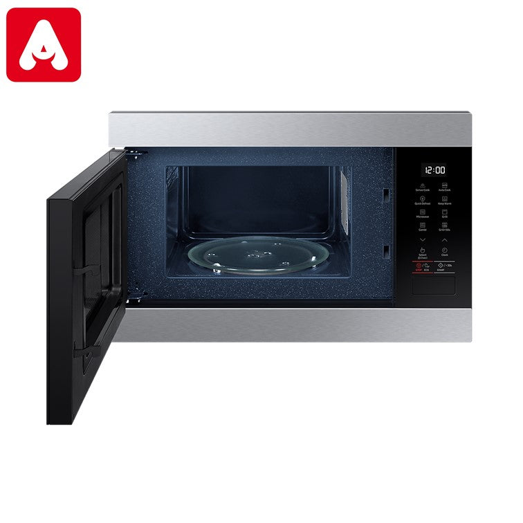 MICROONDAS SAMSUNG MG22M8074 22LTS. GRILL 1100W INOX EMPOTRABLE