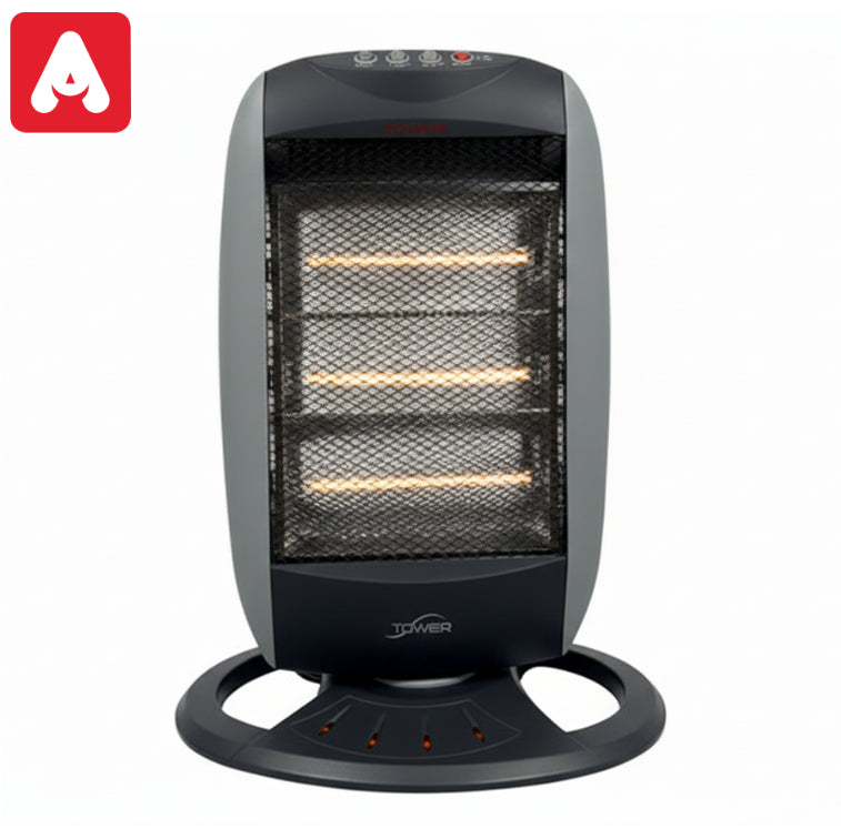 ESTUFA HALOGENA TOWER T205 1200W.OSCILANTE