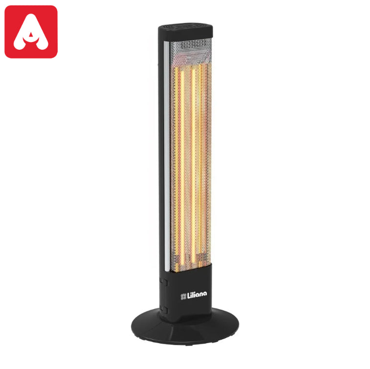 ESTUFA A CUARZO LILIANA CV027 VERTICAL 1200W. CORTE POR CAIDA