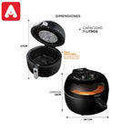 FREIDORA DE AIRE GADNIC FREI0002 NEGRA 7.0LTS. CUK - 4607469
