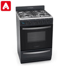 COCINA ORMAY EVO NEGRA MG 4H. GRILL ELEC.REJ. FUND.