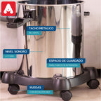 ASPIRADORA PHILCO PHAST1833PI TACHO ACERO 18 LTS 1200W. - 4608139