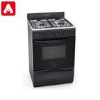 COCINA ORMAY INOX NEGRA (NUEVA)MULTIGAS P/ACERO 4 HORNALLAS - 4608237