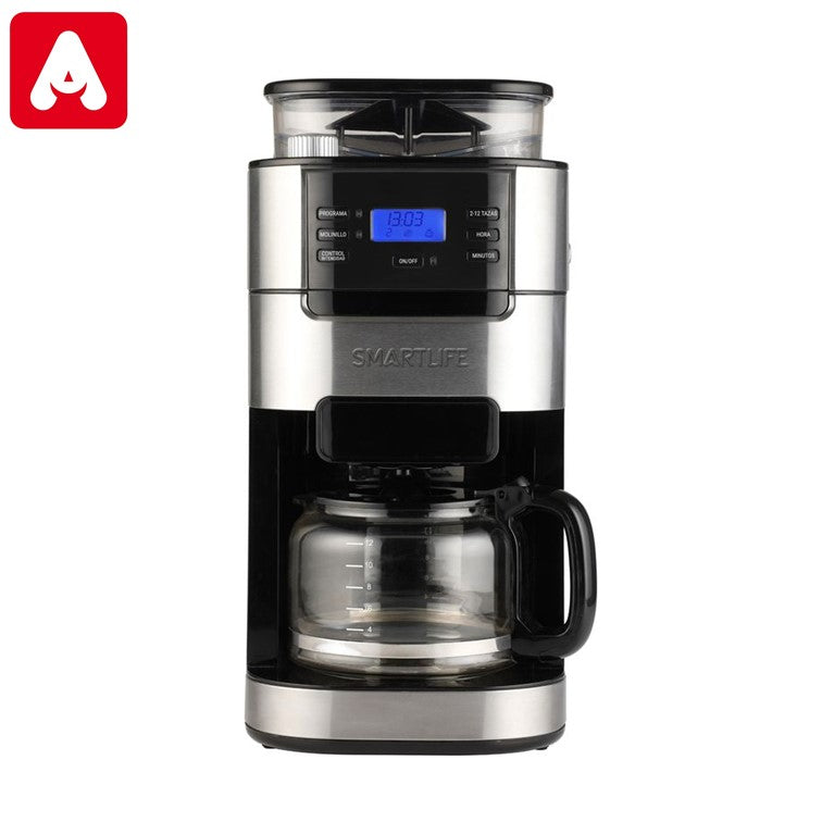 CAFETERA SMARTLIFE CMD1025 DE FILTRO DIG. C/MOLINILLO 970W