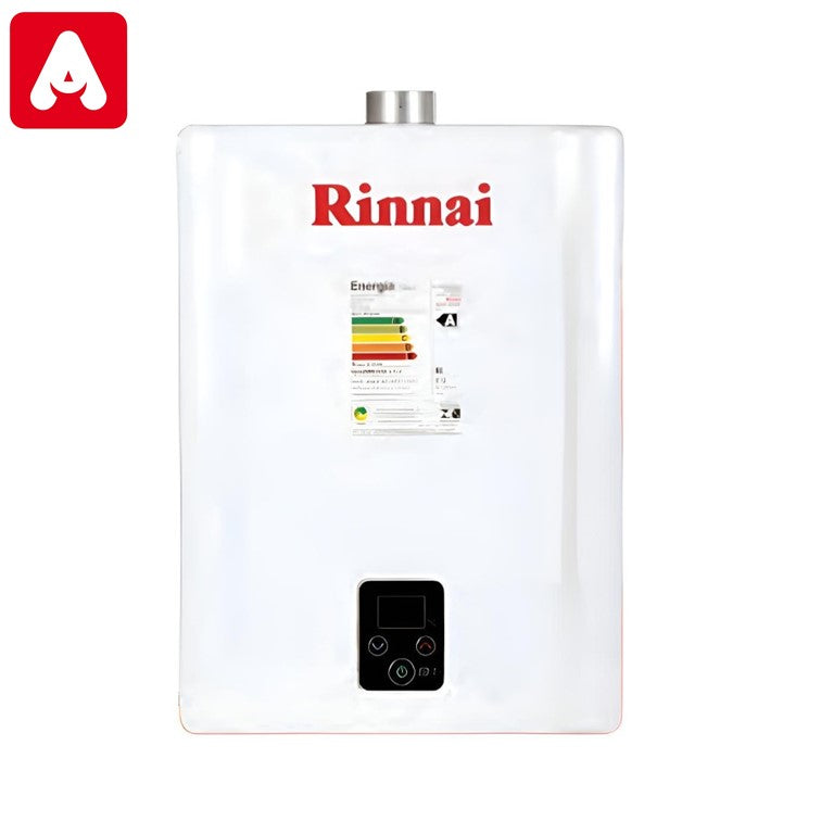CALEFON RINNAI 21 LTS TB FORZADO GN BLANCO SIN LLAMA PILOTO