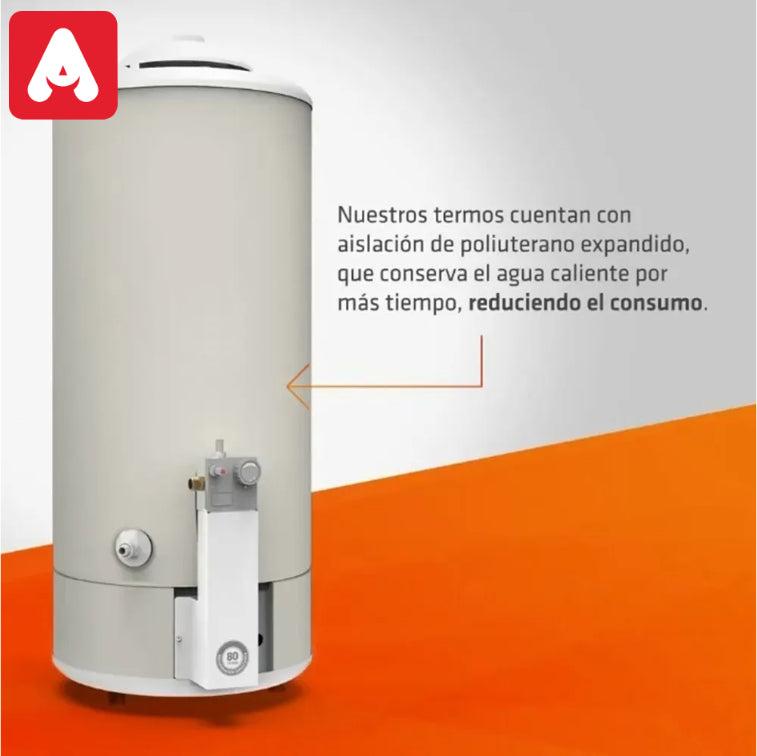 TERMOTANQUE EMEGE TTQ50EM 50 L.MULTIGAS COLG/APOY C.SUP - 4608553
