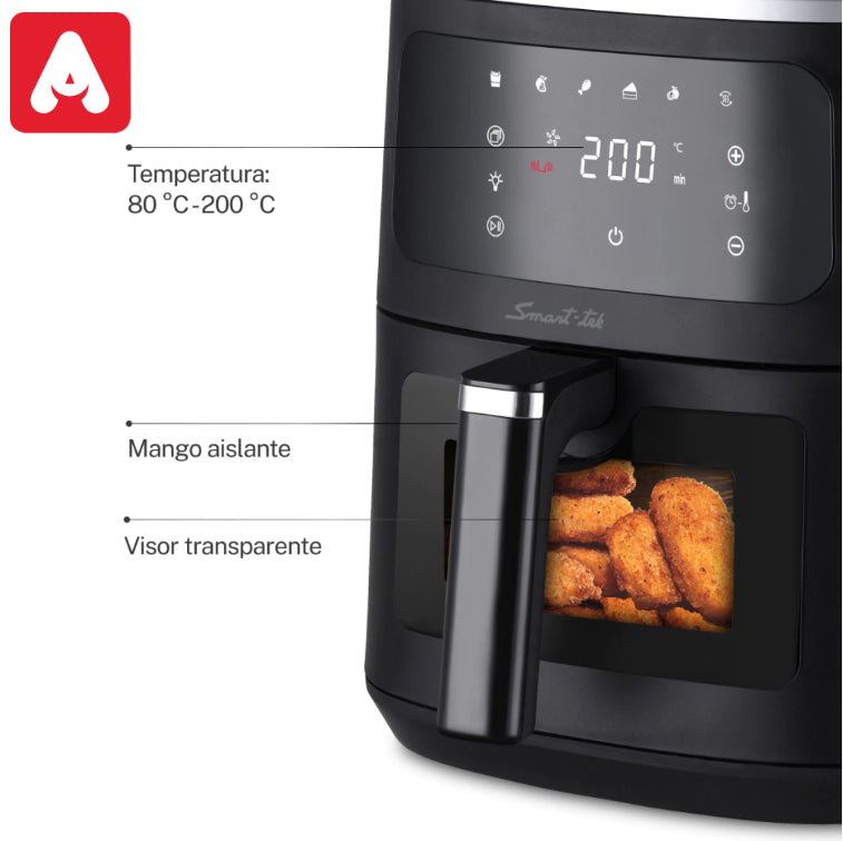 FREIDORA DE AIRE SMART-TEK AIR LIGTH AF2040 4LT - 4608733