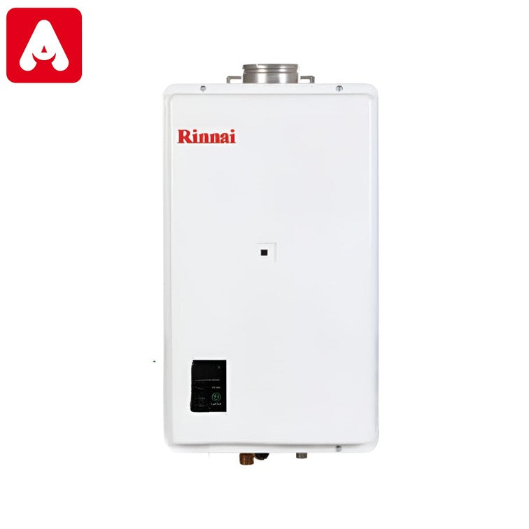 CALEFON RINNAI 32,5 LTS TN FORZADO GN BLANCO SIN LLAMA PILOTO