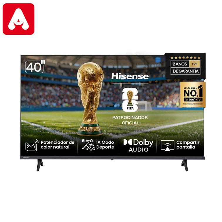 TELEVISOR LED HISENSE 40A42K 40" VIDAA - 4609134