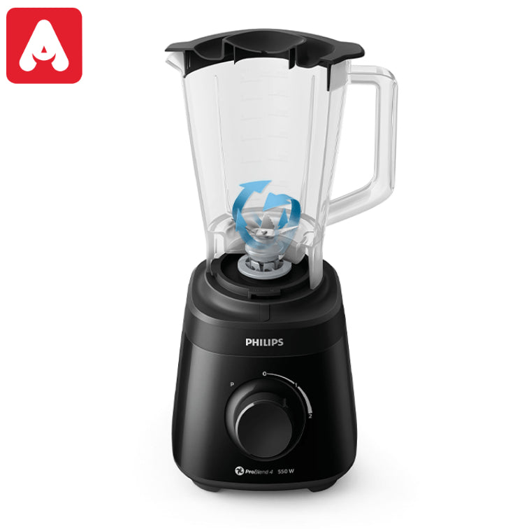 LICUADORA PHILIPS HR2127/90 550W 2LTS JARRA PLASTICA 2 VEL - 4609308