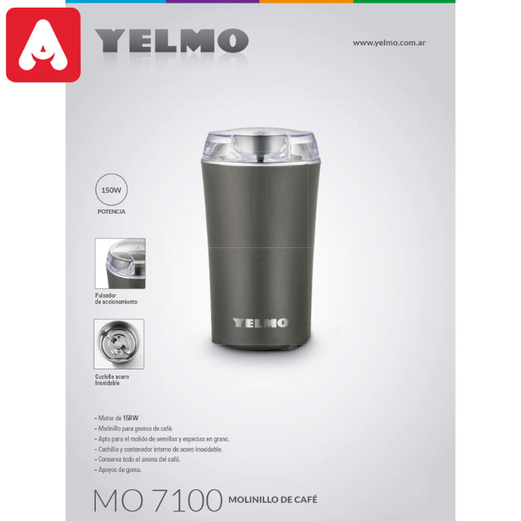 MOLINILLO DE CAFE YELMO CMO-7100 - 4609346