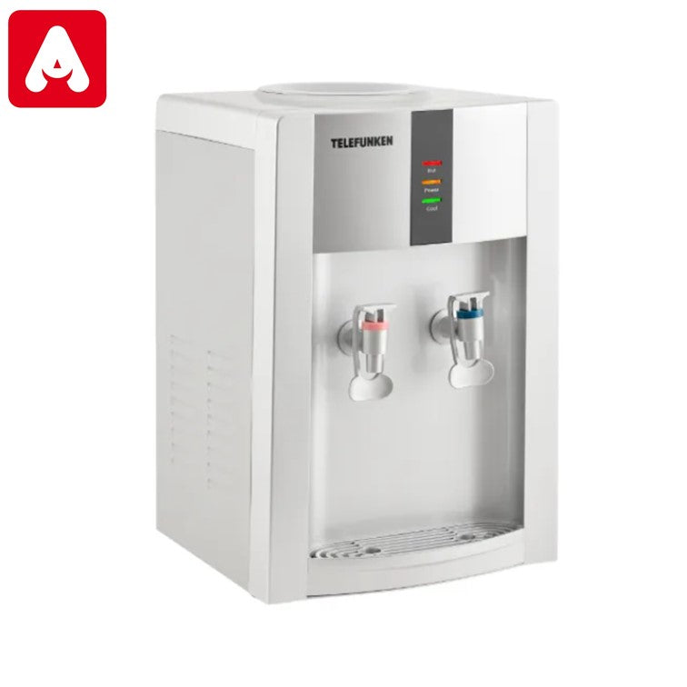 DISPENSER TELEFUNKEN DAFCM002-B SOBRE MESADA SILVER