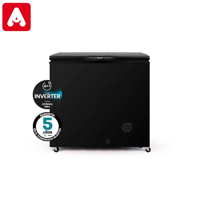 FREEZER HORIZONTAL INELRO FIH-270A++ BLACK 215LTS. INVERTER - 4609463