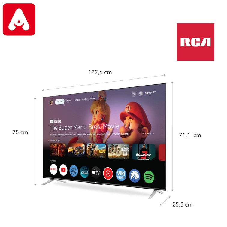 TV LED RCA 55` G55P7UHD 4K ANDROID GOOGLE HDMI X3 WIFI USBX1