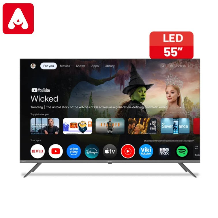 TV LED SHARP 55" 4T-C55FL6L UHD 4K GOOGLE TV HDMIX4 USBX2