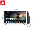 TV LED SHARP 55" 4T-C55FL6L UHD 4K GOOGLE TV HDMIX4 USBX2