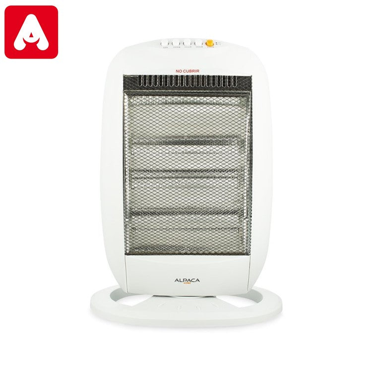 ESTUFA A CUARZO ALPACA HH-12 4 VELAS 1600W