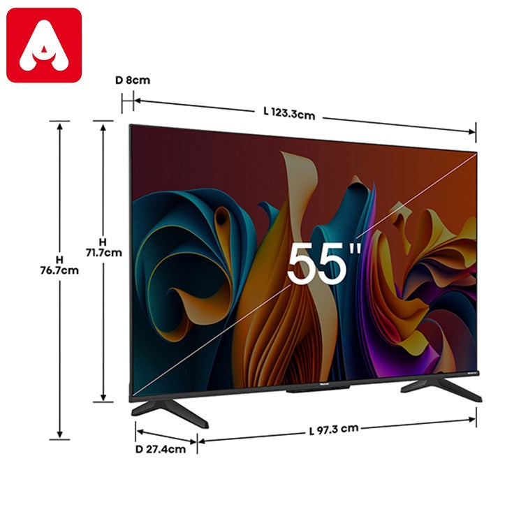 TV LED HISENSE 9155Q6N 55° SMART GOOGLE TV