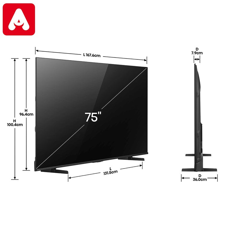 TV LED HISENSE 9175Q6QV 75° QLED Q6 SMART VIDAA
