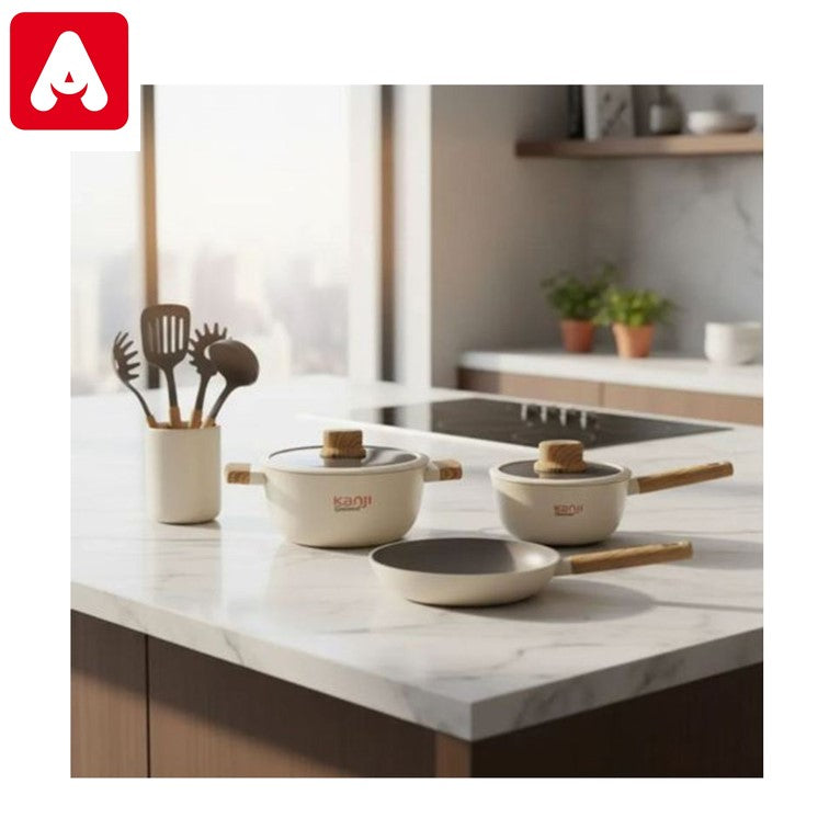 SET DE OLLAS KANJI JN-A012 GOURMET BEIGE