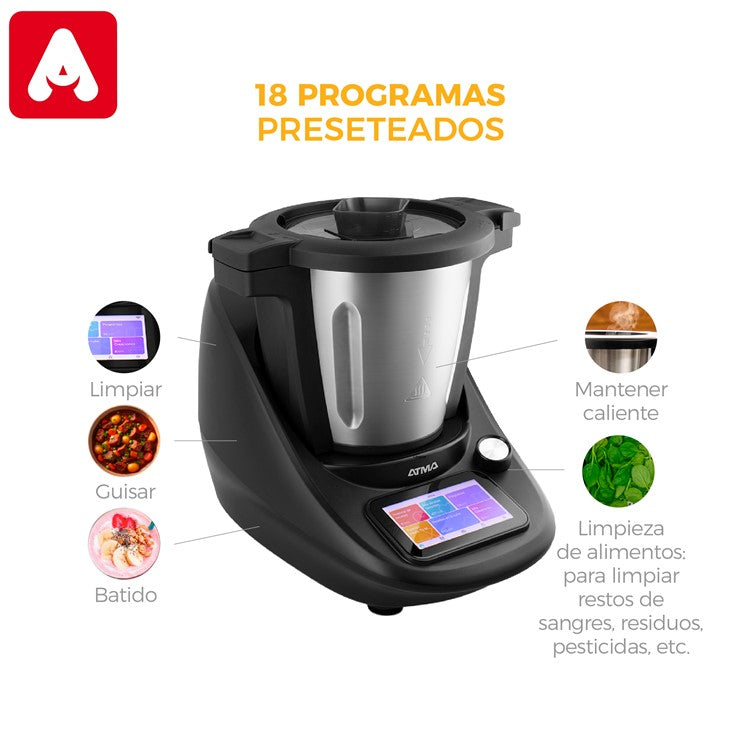 ROBOT DE COCINA ATMA RC2023TCP SMART ATMAMIX